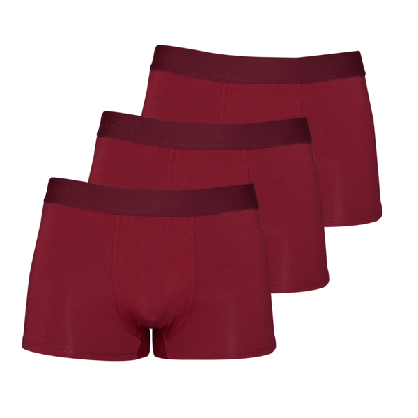 3pack-Wood Trunk - Burgundy
