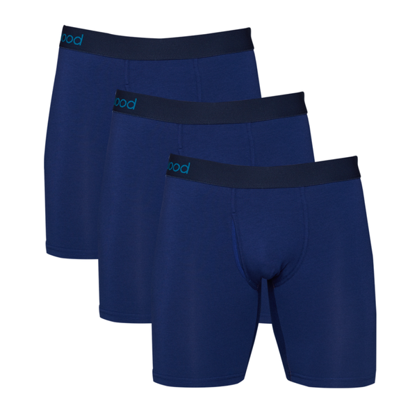 3pack-Biker Brief w/Fly - Deep Space Blue