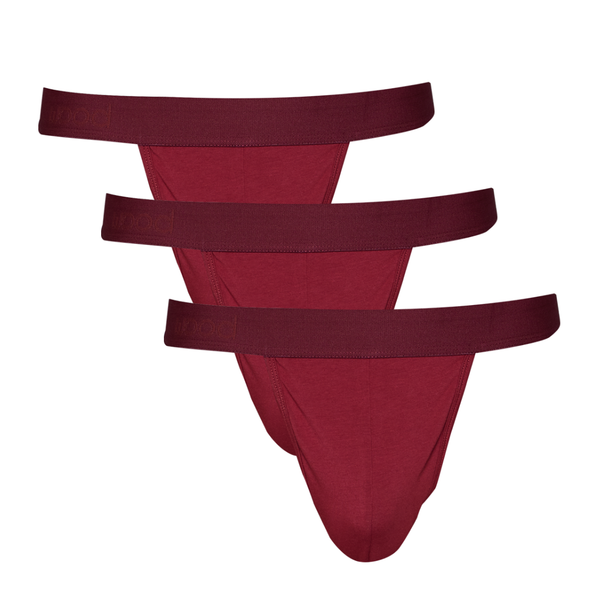 3pack-Jock - Burgundy Red