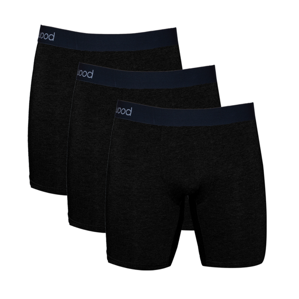 3pack-Biker Brief w/Fly - Black