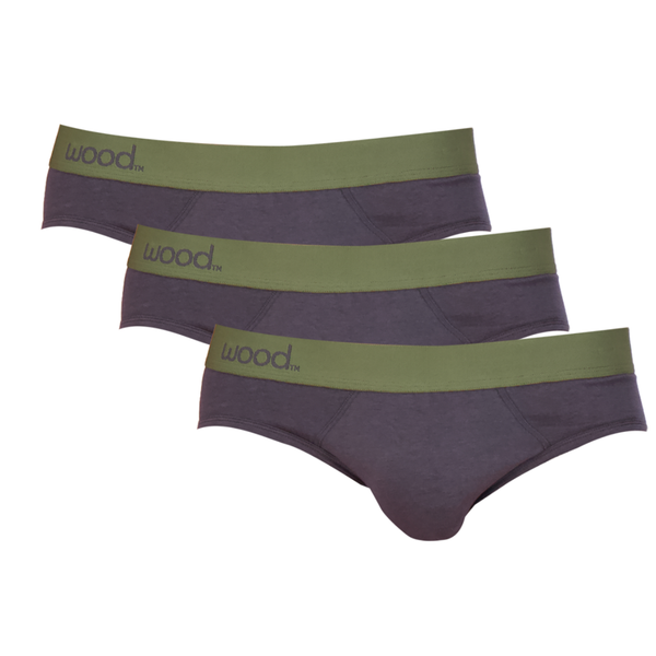 3pack-Hip Brief - Iron