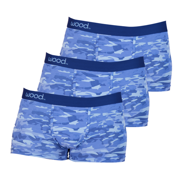 3pack-Wood Trunk - Blue Camo