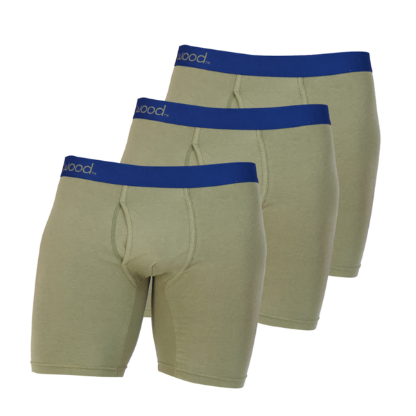 3pack-Biker Brief w/Fly - Olive