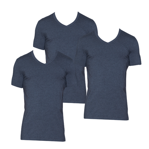 3packWood V-Neck - Charcoal Heather