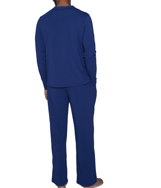 BUNDLE Lounge Pant and Henley Deep Space Blue