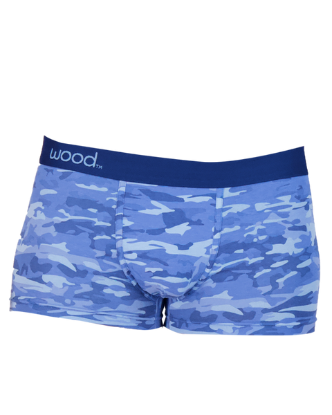 SAMPLE Wood Trunk - Blue Camo - SAMPLE