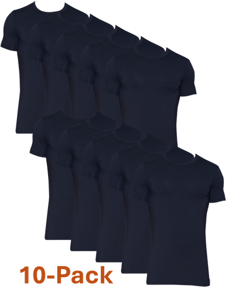 10-Pack Crew Neck - Black
