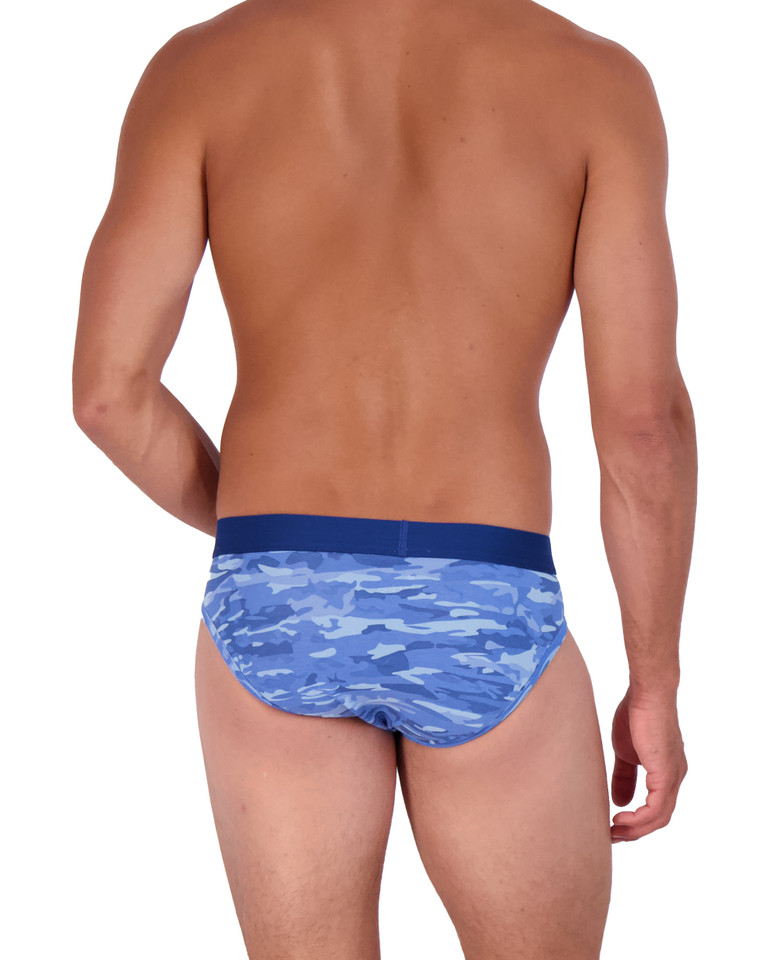 Hip Brief - Blue Camo