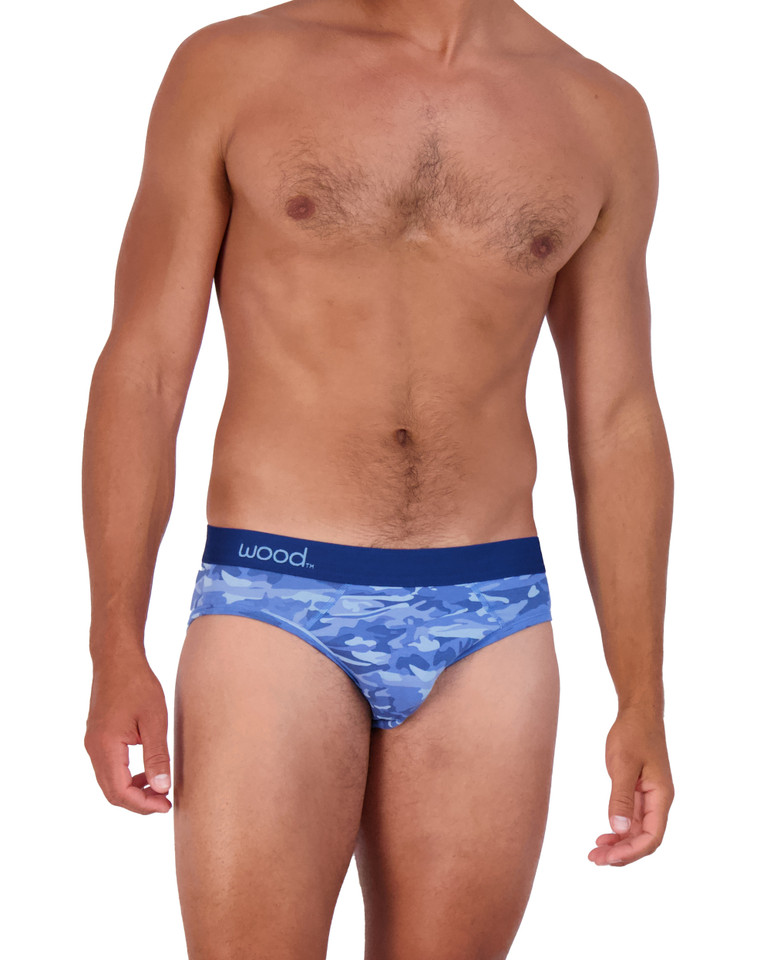 Hip Brief - Blue Camo