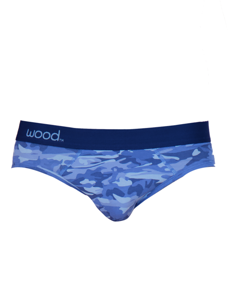 Hip Brief - Blue Camo