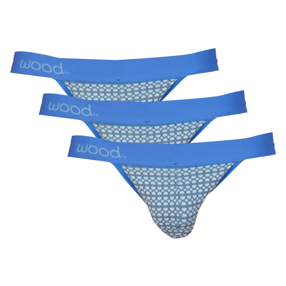 3pack-Jock - Steel Blue Rings