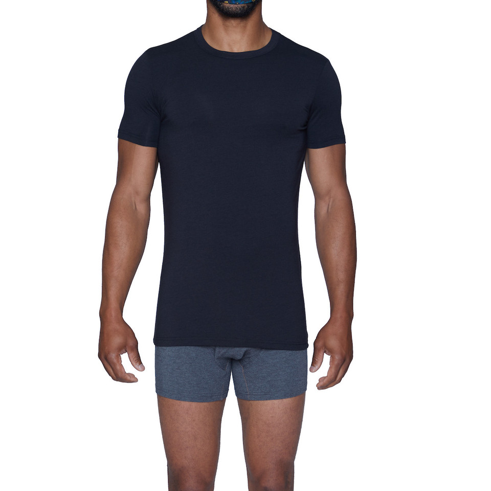 3Pack -Crew Neck - Black