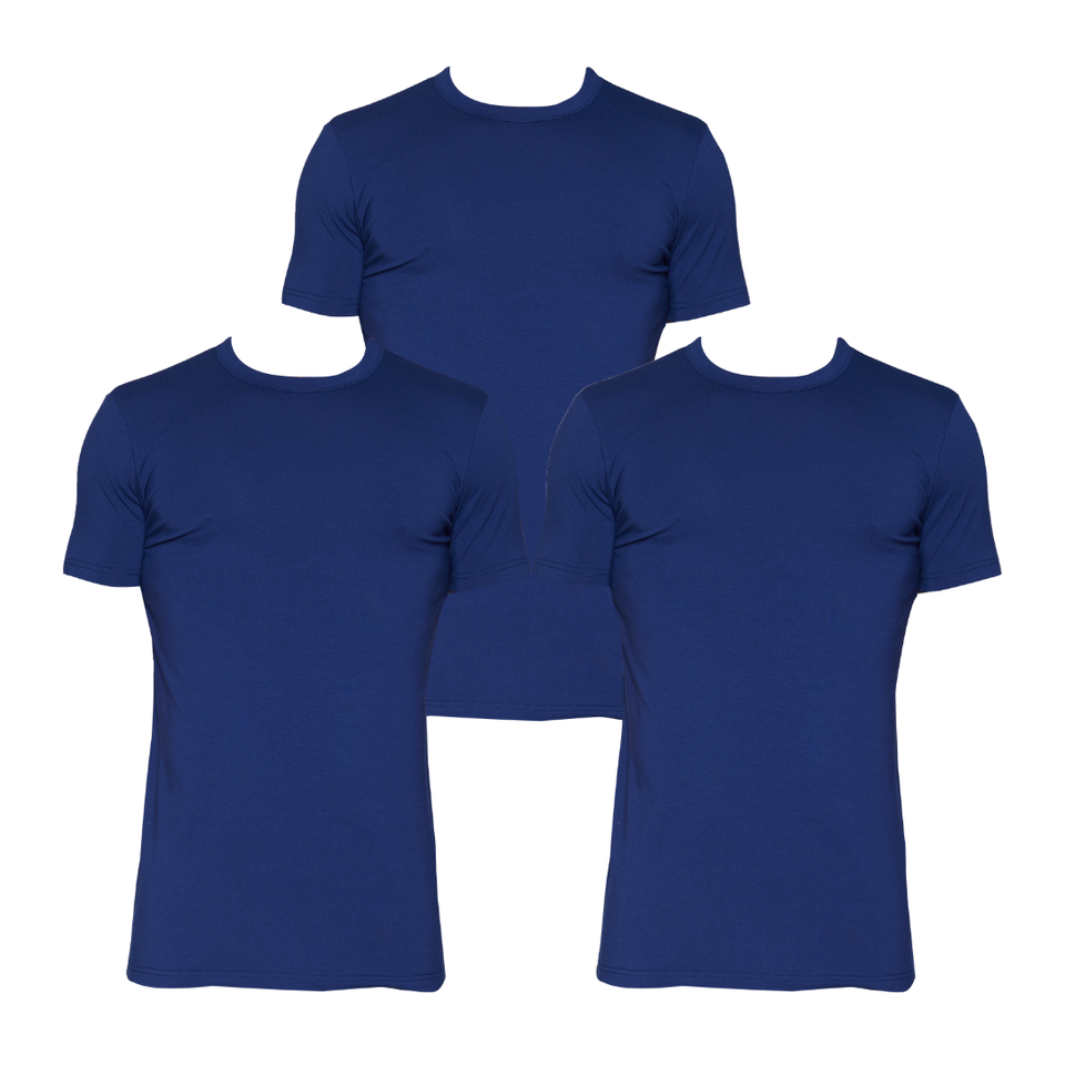 3Pack Crew Neck - Deep Space Blue