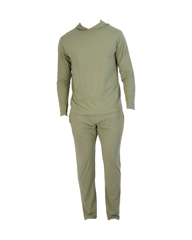 BUNDLE Tailored Lounge Pant and Hoodie - Olive
