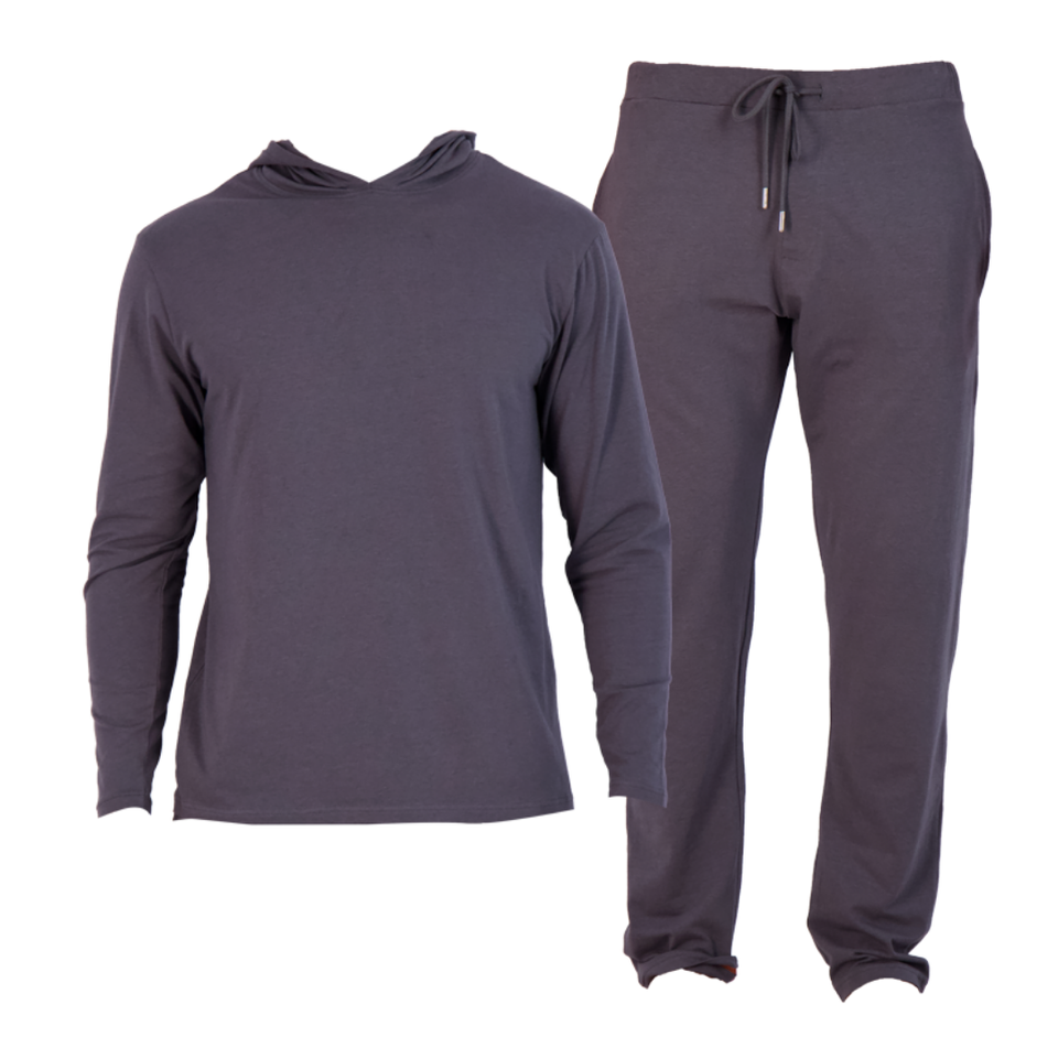 BUNDLE Tailored Lounge Pant and Hoodie - Iron