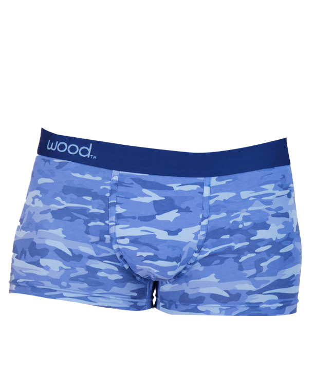 SAMPLE Wood Trunk - Blue Camo - SAMPLE