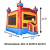 Radiant Castle Inflatable Bounce House with Blower