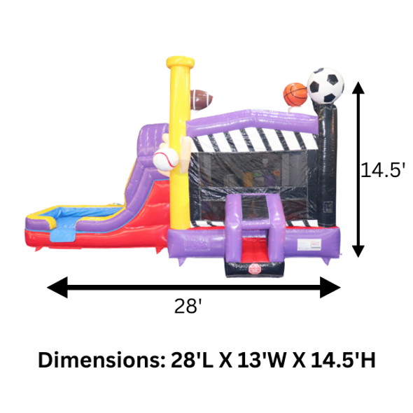 Sportacular Inflatable Combo (Wet n Dry) with Blower