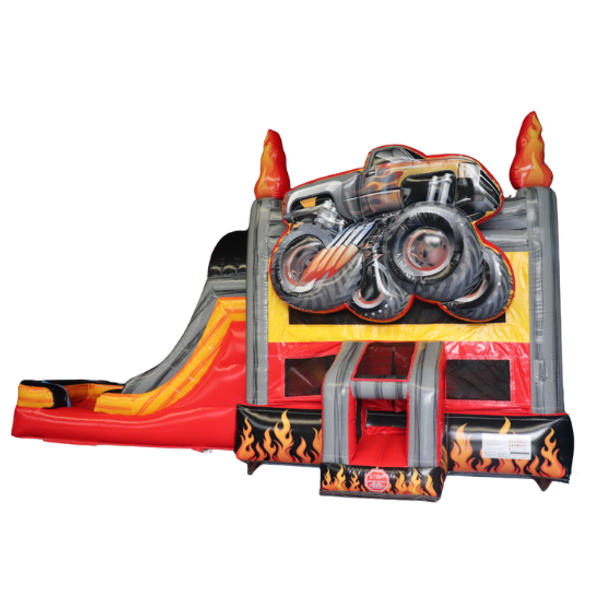 Monster Truck Inflatable Combo (Wet n Dry) with Blower