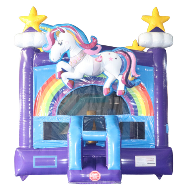 Unicorn Inflatable Bounce House with Blower