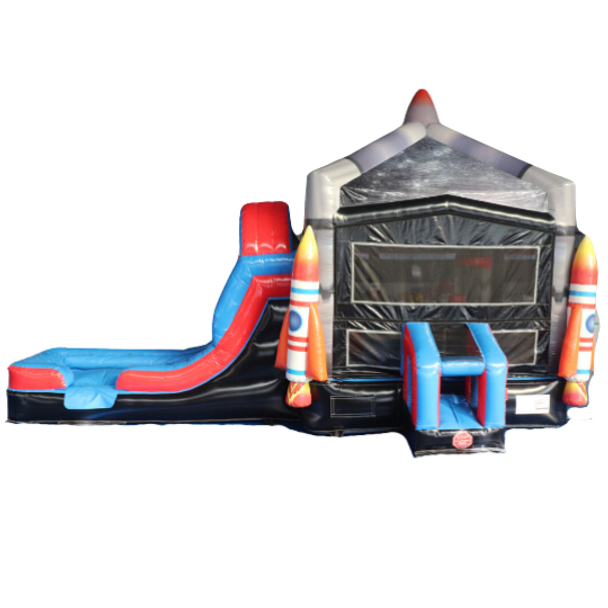 Spaceship Inflatable Combo (Wet n Dry) with Blower