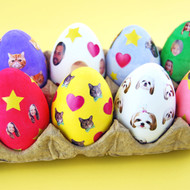 Sticker Love: DIY Stickered Easter Eggs