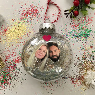 DIY Glittery Christmas Tree Ornaments