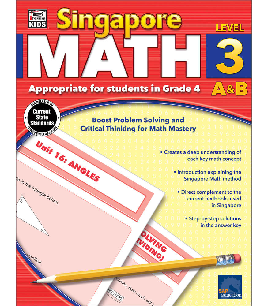 Math　(PDF)　Workbook　eBook　Grade　Singapore