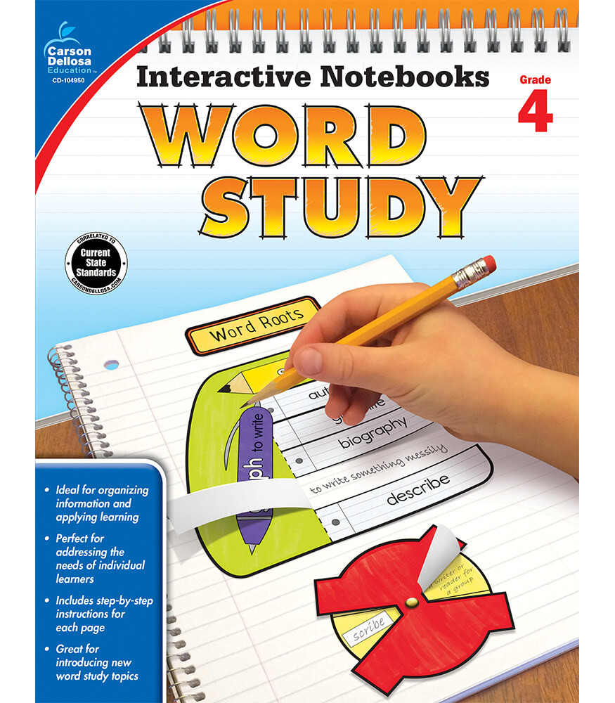 Grade 4 Interactive Notebooks: Word Study Resource Book eBook (PDF)