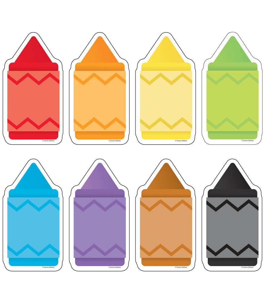 Rainbow Crayons Preschool Teacher Sticky Notes