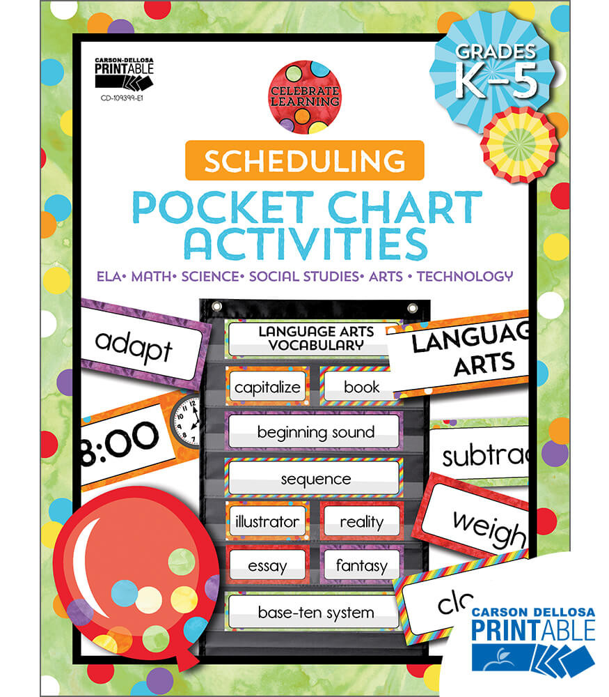 kindergarten pocket chart printables