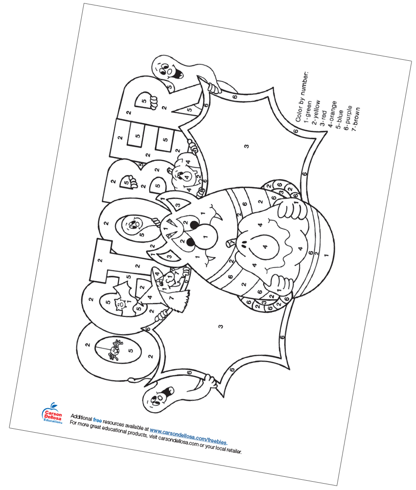 Number 4 coloring page  Free Printable Coloring Pages