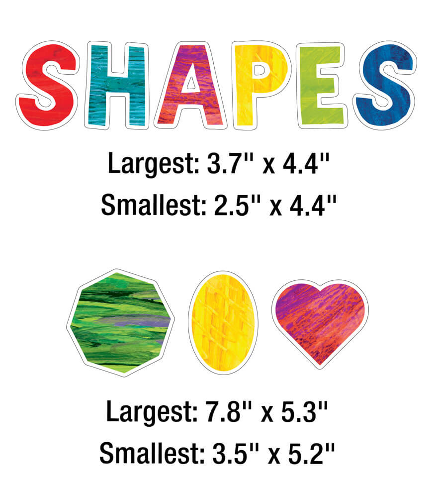 World of Eric Carle Shapes Mini Bulletin Board Set Grade PK-2