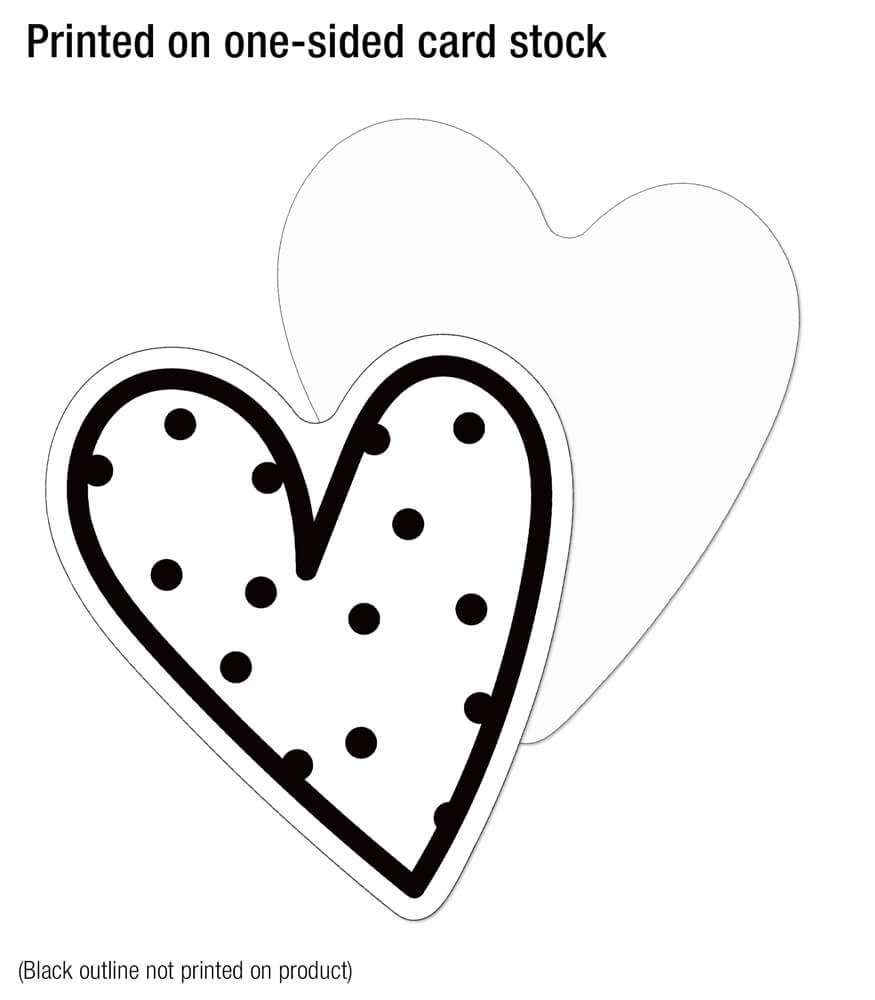 carson dellosa black and white clipart heart