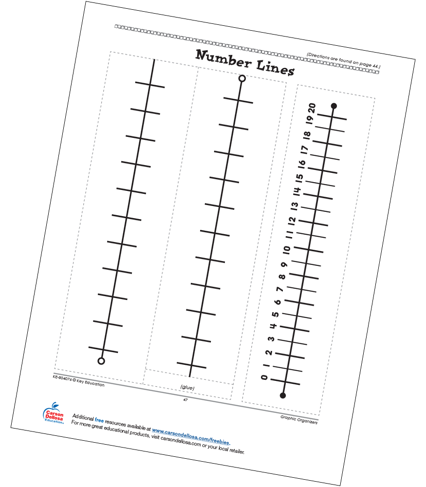 Number Lines Math Graphic Organizers Free Printable | Carson Dellosa number-lines-math-graphic-organizers-free-printable-carson-dellosa