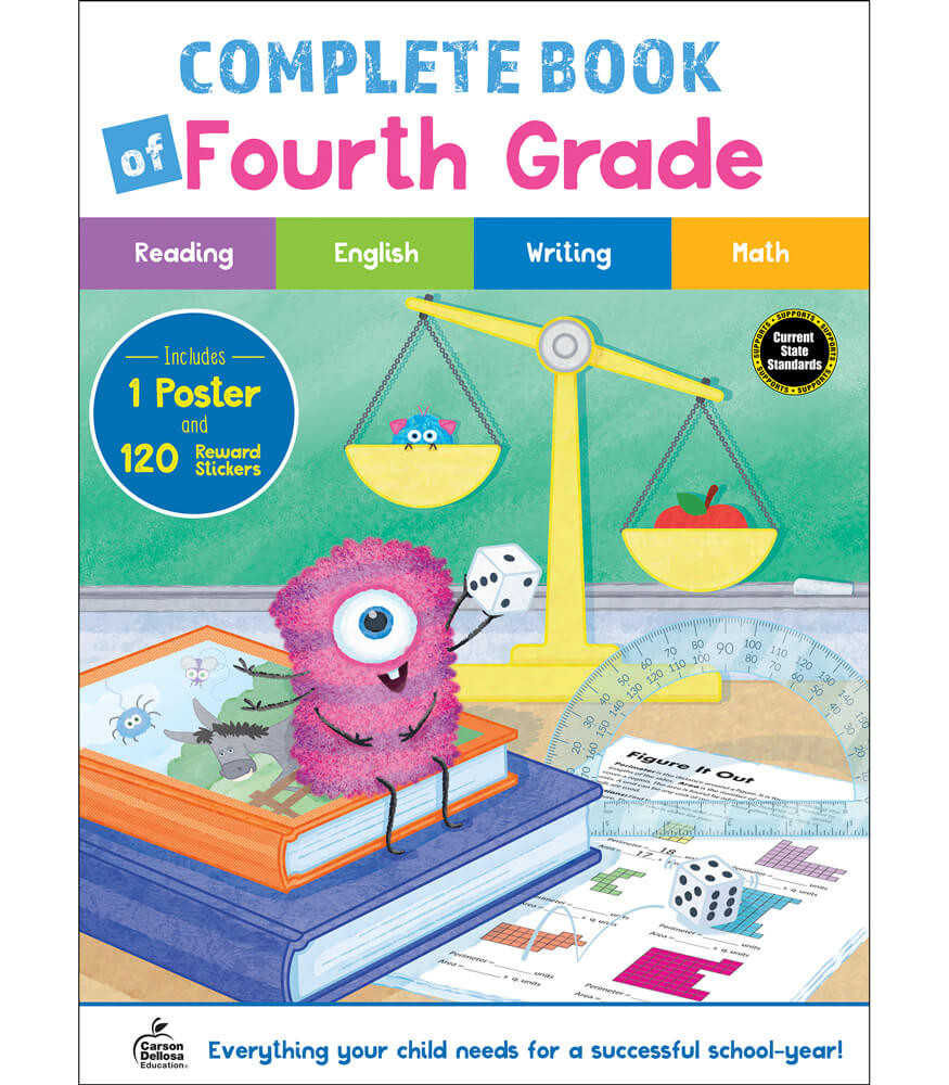 Grade 4 Complete Book of Fourth Grade Workbook