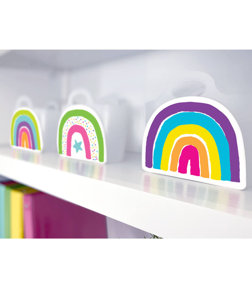 RAINBOW GROVE Foam Shapes Kids Crafts Scrapbooking Classroom