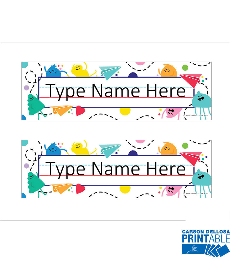 Happy Place Editable Printable Name Plates happy-place-editable-printable-name-plates