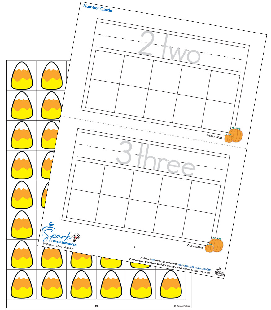 Candy Corn Counting Free Printable | Carson Dellosa