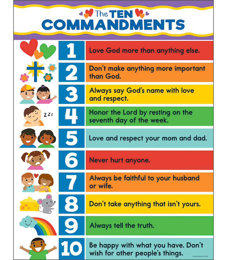 10 commandments deals simple version