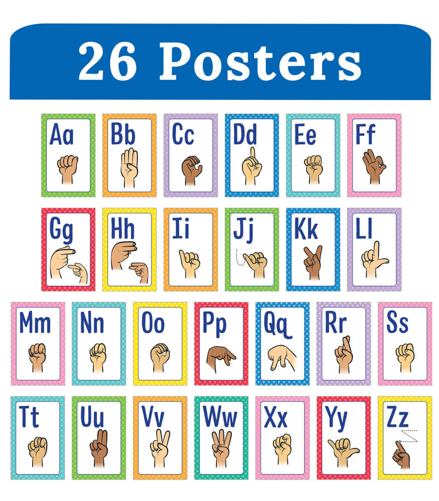 Alphabet Poster multilingual options 11x14 – Zac and Zoe