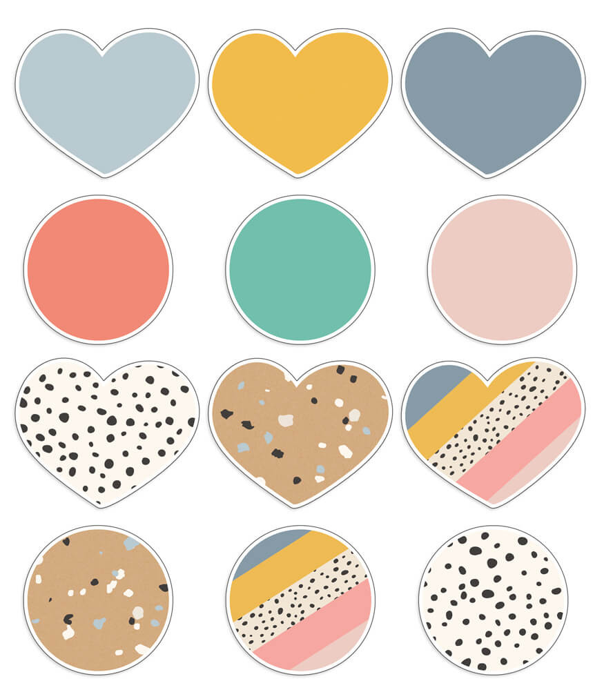 February Decorative Dot Journal Accessories Valentine's Stickers Hello  February Letter-writing Hearts 