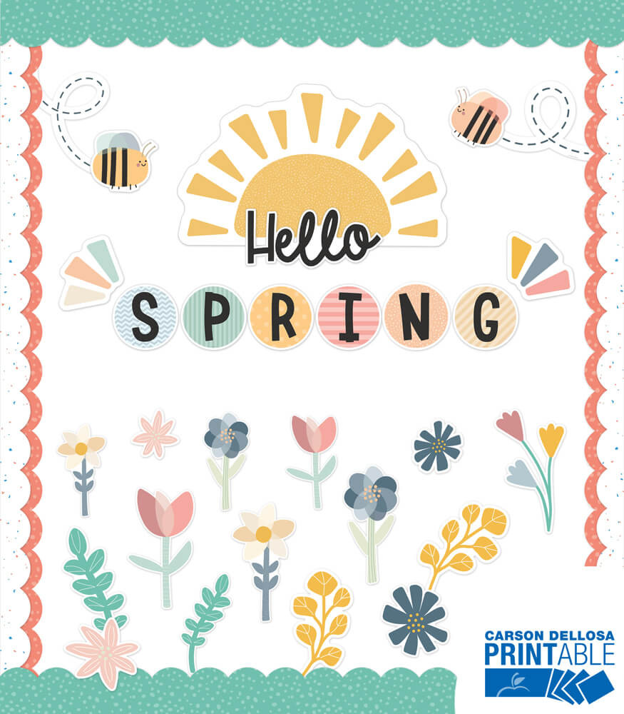 Hello Spring Printable Classroom Collection