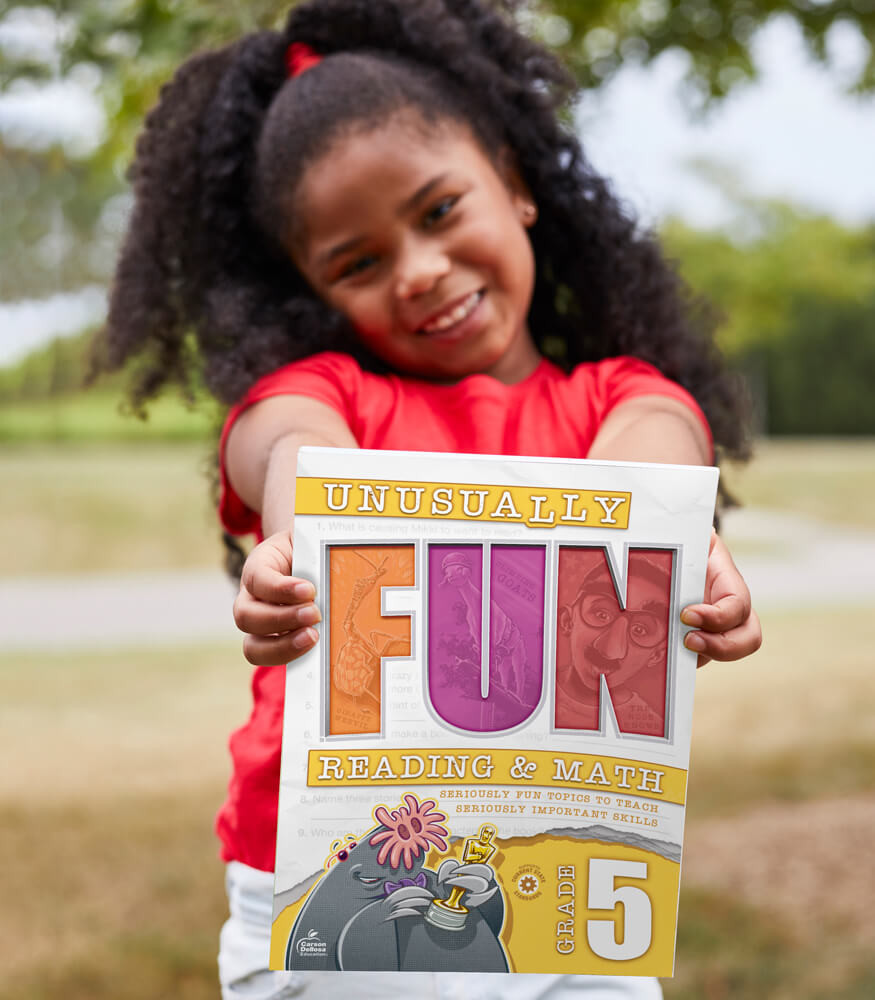 Grade 5 Unusually Fun Reading & Math Workbook Paperback