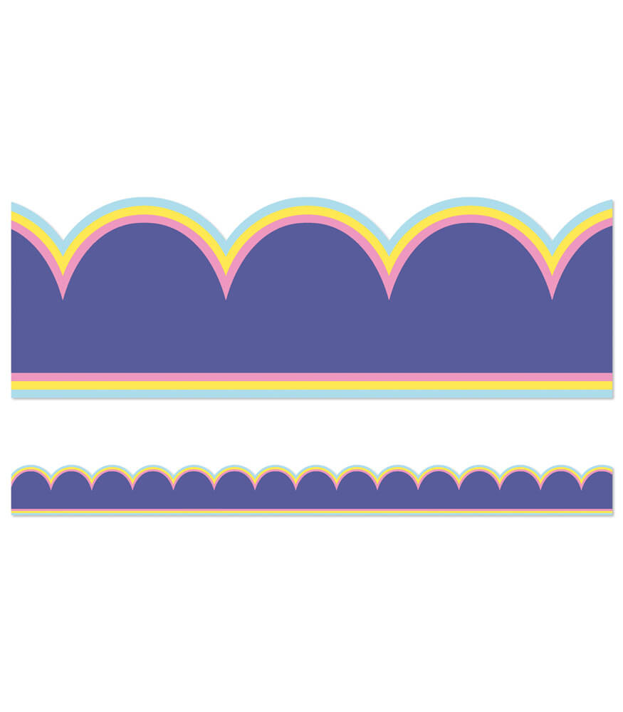 purple poster board border