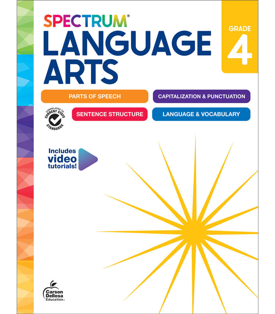 Grade 4 Spectrum Language Arts Workbook eBook