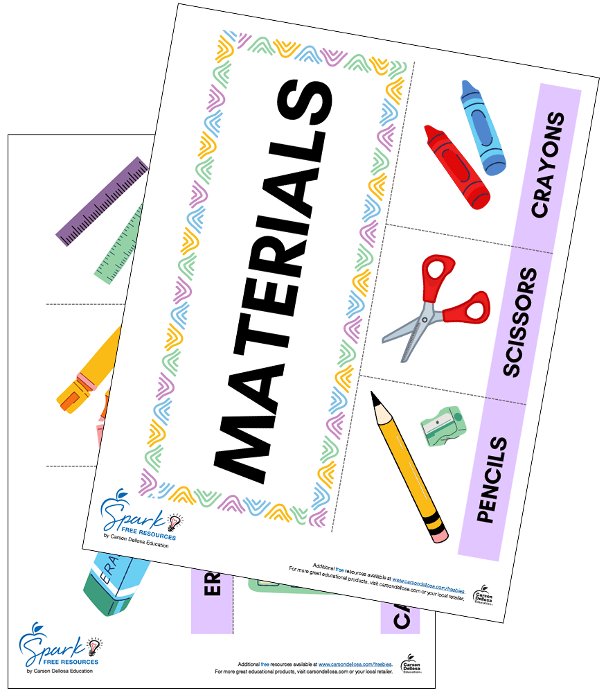 Visual Supply Cards Free Printable | Carson Dellosa visual-supply-cards-free-printable-carson-dellosa