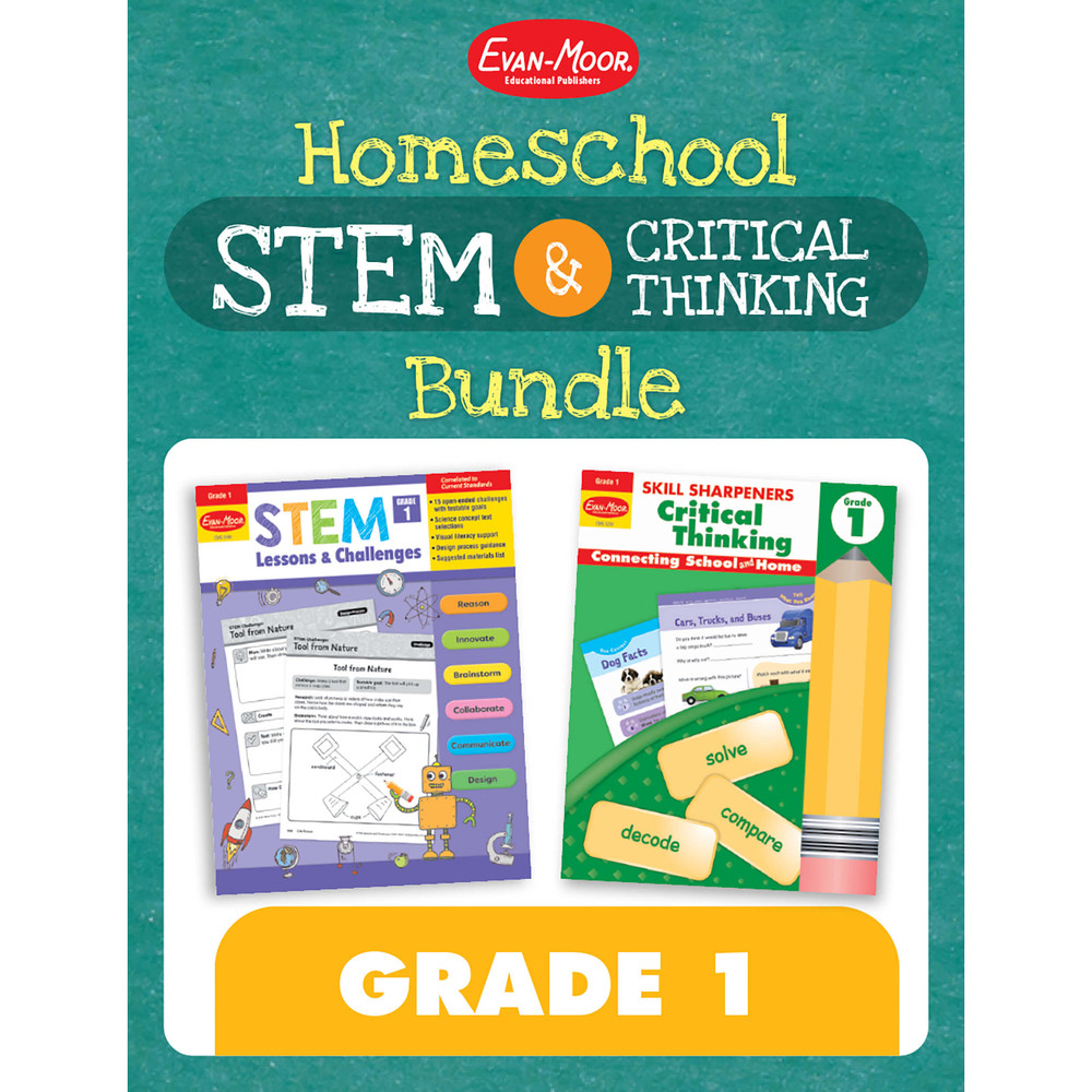 Grade 1 STEM and Critical Thinking Homeschool Bundle