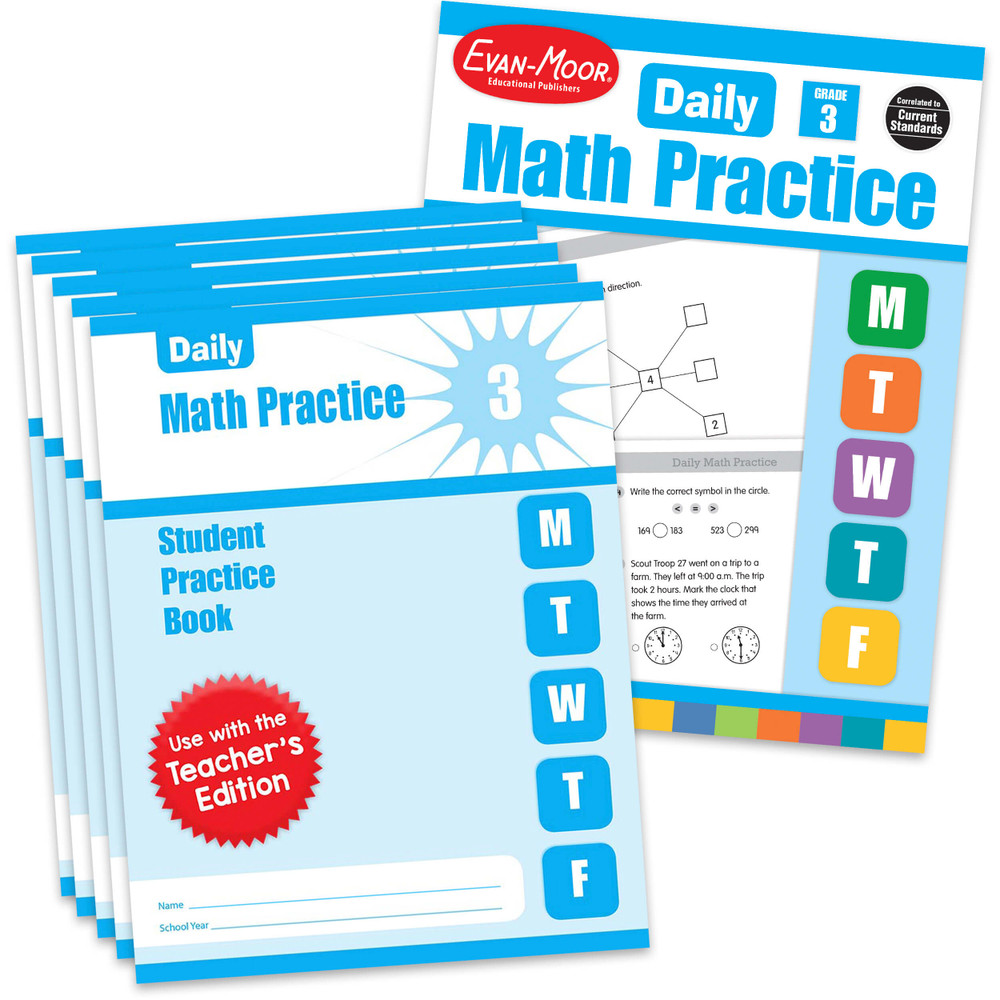 Grade 3 Daily Math Practice, Class Pack Classroom Set