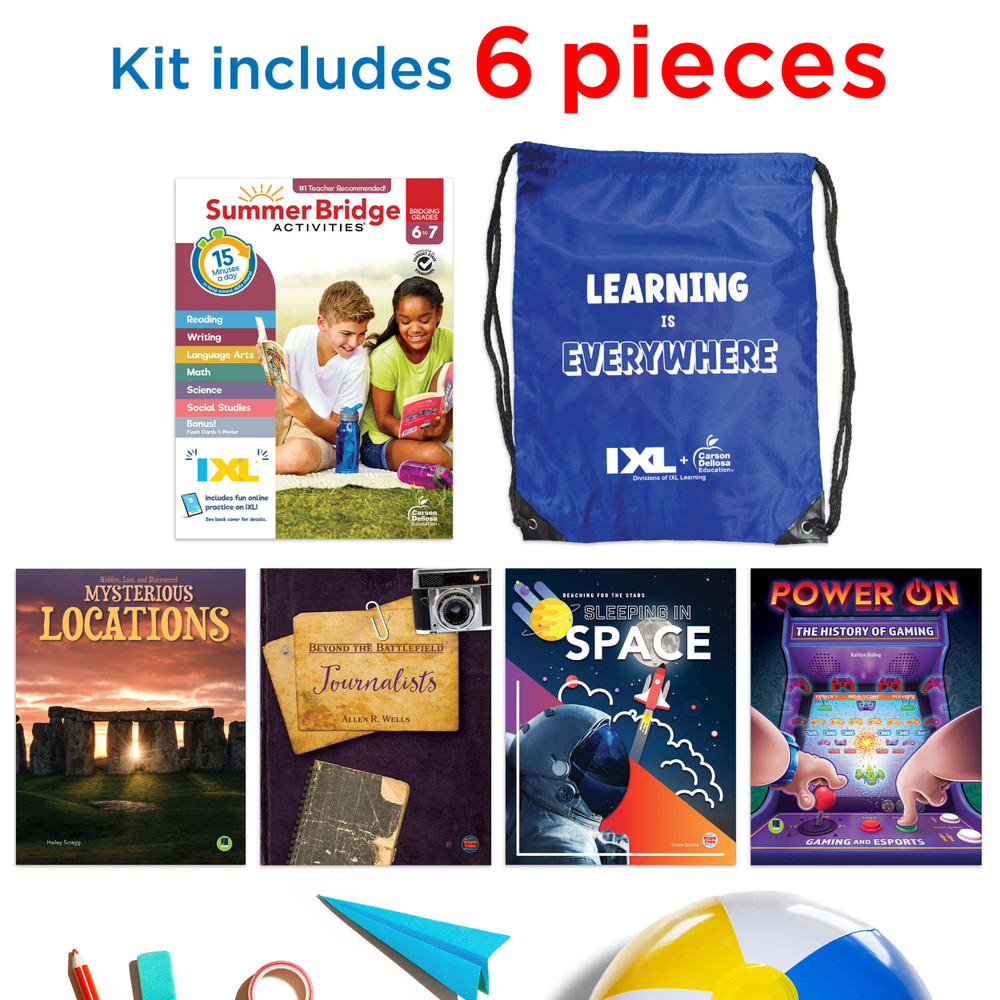 Grade 6-7 Summer Bridge Activities Backpack Paperback